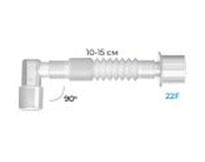 Соединитель угловой растяжимый 22M/15F-22F без порта FS807 Alba Healthcare