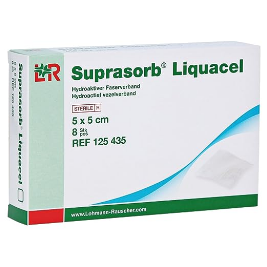 Suprasorb Liquacel — гидроактивная волокнистая повязка
