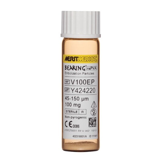 Частицы для эмболизации Bearing nsPVA