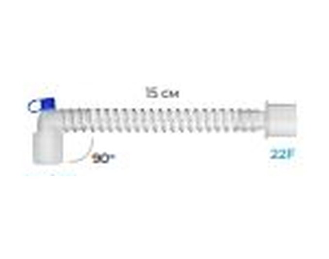 Соединитель угловой 22М/15F-22F с CO2 портом FS806 Alba Healthcare