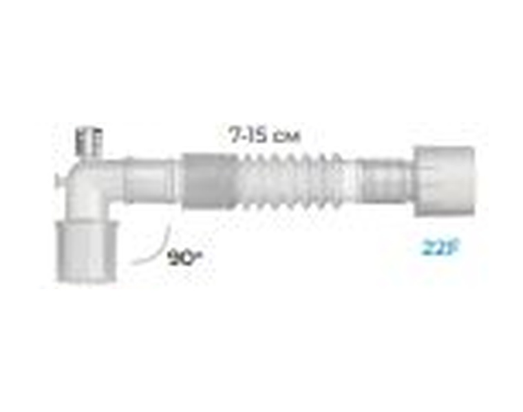 Соединитель угловой растяжимый 22M/15F-22F с СО2 портом FS808E Alba Healthcare