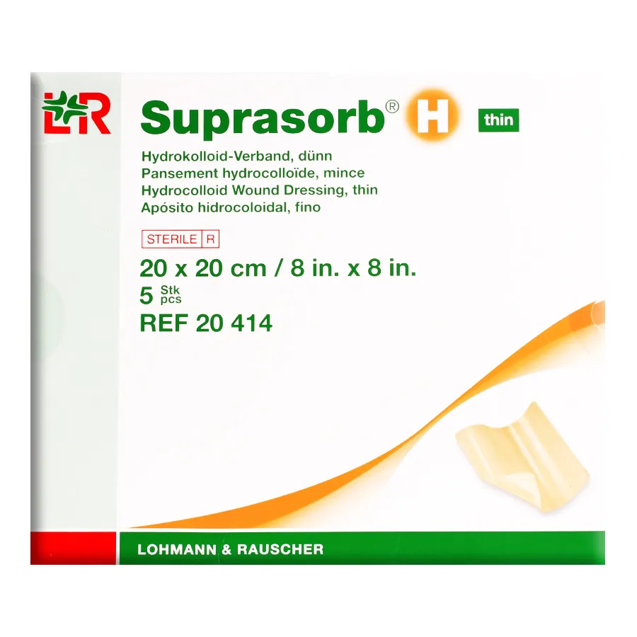 Suprasorb H — гидроколлоидная повязка Lohmann & Rauscher